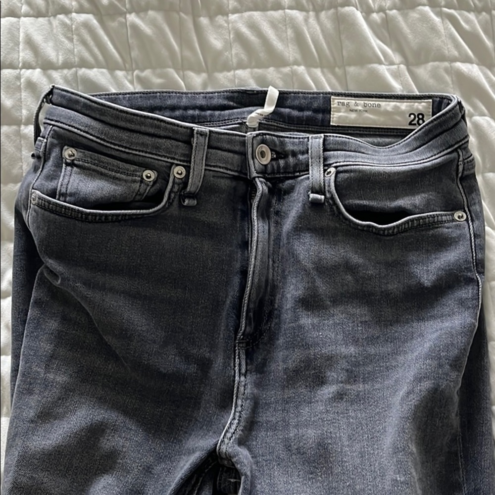 Rag & Bone- Nina High Waist Ankle Skinny